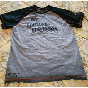 Vintage Y2K Harley Davidson Motorcycles Eagle #1 T-Shirt XL Biker